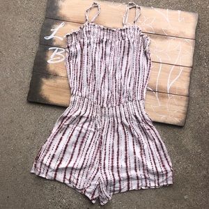 Peyton Jensen Tie Dye Printed Romper Size Small